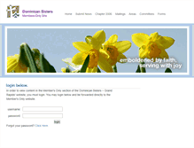 Tablet Screenshot of members.grdominicans.org